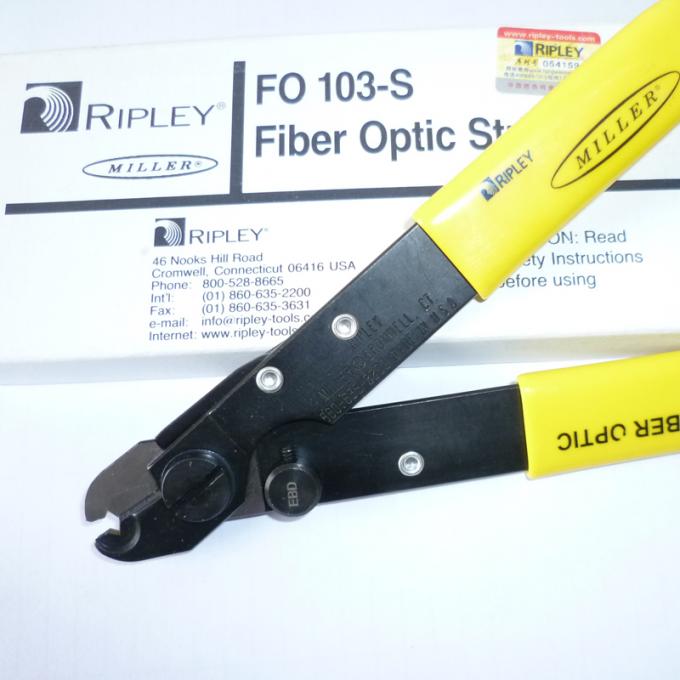 Original Ripley Miller Fiber Optic Cable Stripper Line FO 103-S Stripping Pliers