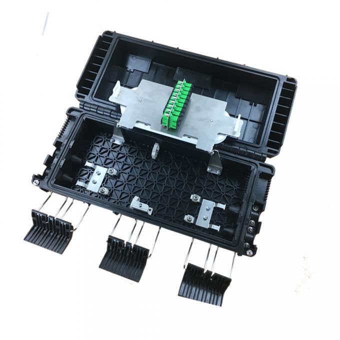 Outdoor Fiber Enclosure / Fiber Optic Closure Splitter Enclosure Box PC ABS