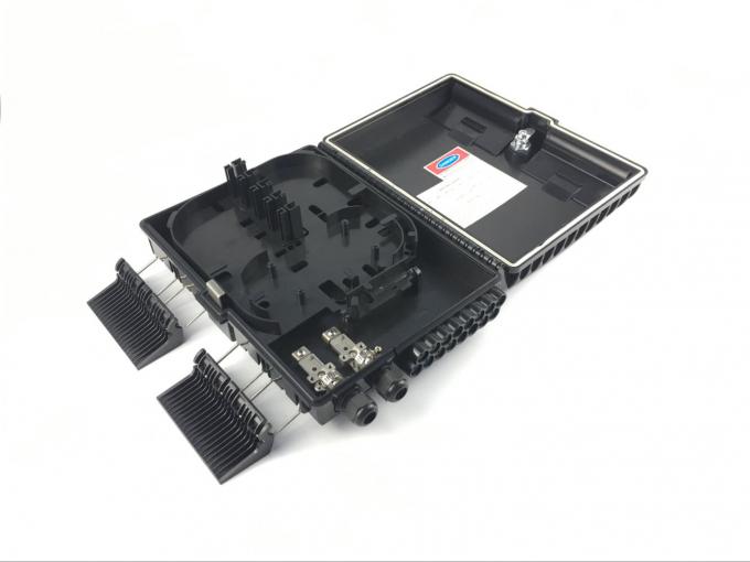 16 Cores Ftth Termination Box / Fibre Optic Termination Box 16 Cable Ports