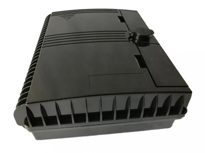16 Cores Ftth Termination Box / Fibre Optic Termination Box 16 Cable Ports
