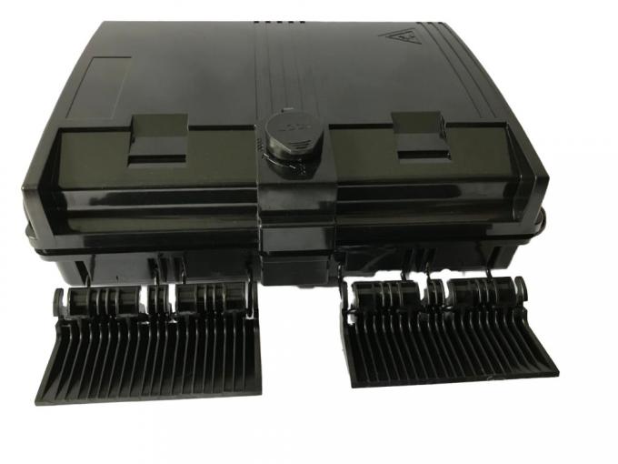 16 Cores Ftth Termination Box / Fibre Optic Termination Box 16 Cable Ports