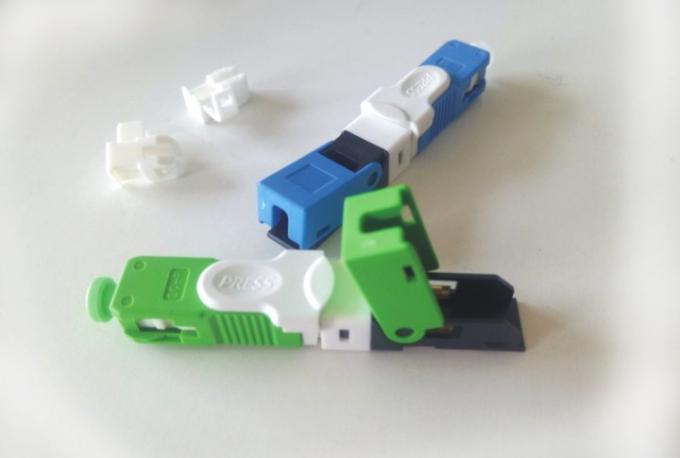 Telecom 3D Pass Fiber Optic Quick Connector , Field Quick Assembly Connector ESC250D