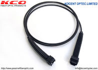 CPRI Outdoor 2fo TPU Fiber Optic Patch Cord NSN DLC Duplex Waterproof 4.8mm