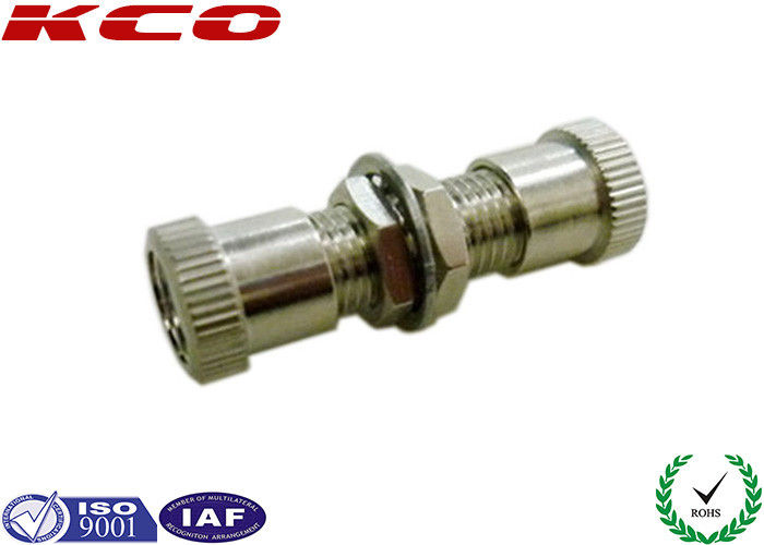 Metal Fiber Optic SMA Adapter , SMA Fiber Optic Connector Multimode Simplex