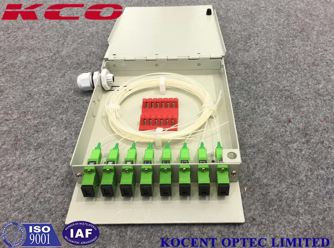 Wall Mount FTB OTB 8 Ports Fiber Optic Terminal Box FTTH GPON EPON KCO