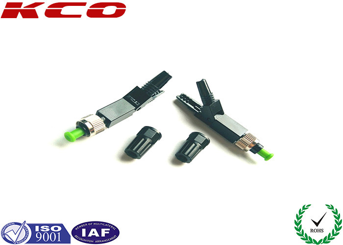 0.2 dB Insertion Loss Fiber Optic Fast Connector FC / APC Quick
