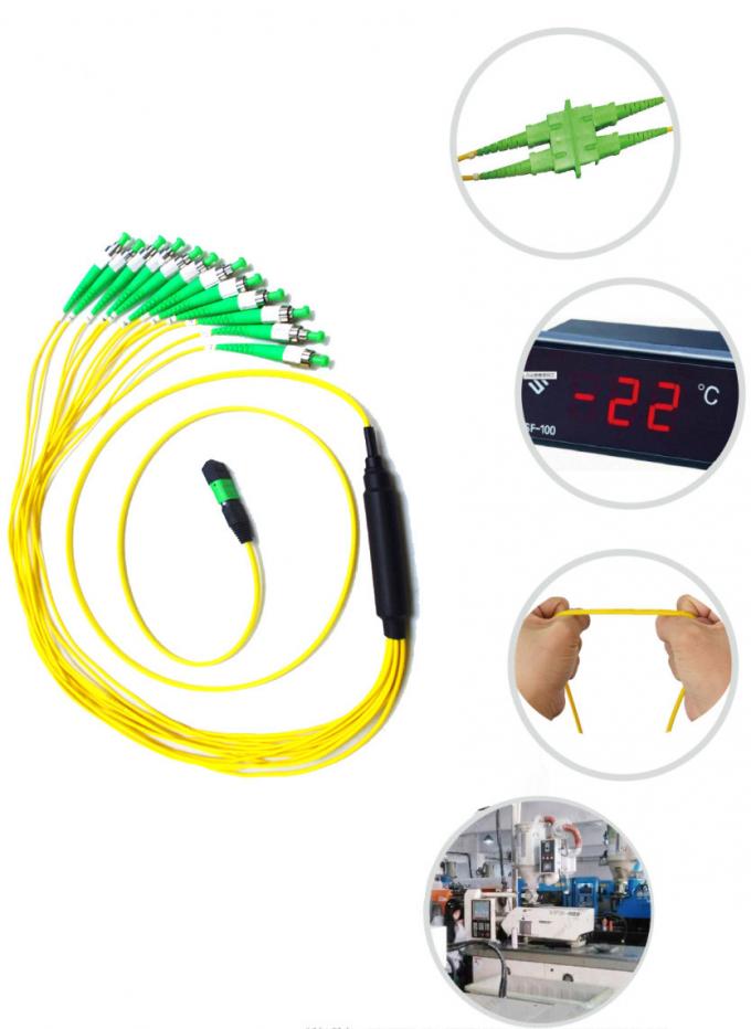 40G Fiber MPO MTP Patch Cord FC APC 12 Optical Fiber Jumpers