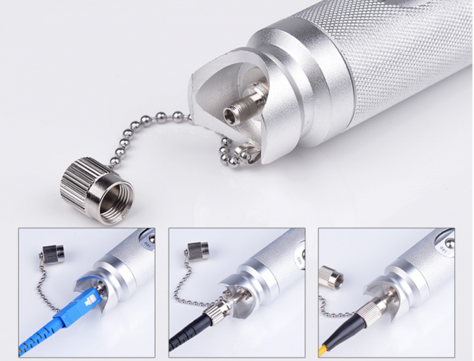 Optical Fiber Visual Fault Locator Fiber Optic Cable Tester Red Laser Pen KCO-VFL-30 5