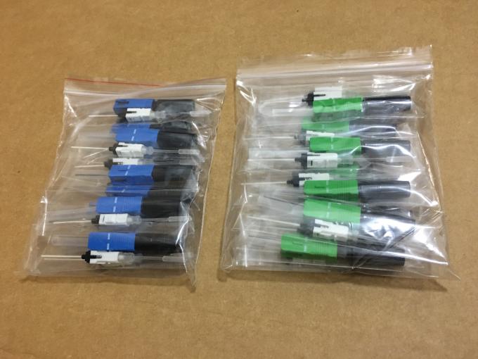 SC/UPC Hot Melt Fiber Optic Ftth Fast Connector 0.9mm Pigtail SOC Data ...