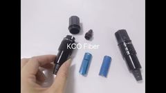 IP68 LC waterproof fiber optic connector compatible with Samsung fiber connector for FTTH outdoor