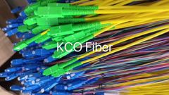 Telecom SC LC FC ST E2000 DIN MU MPO MTP fiber optic patch cord / fiber optic pigtail (KCO Fiber)