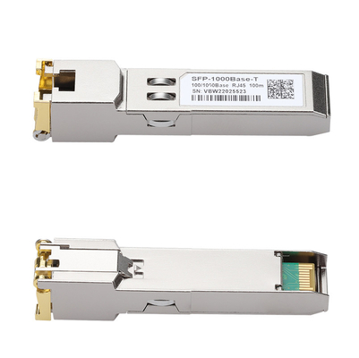 SFP-GE-T 100m SFP Fiber Optic Transceiver Module RJ45 1GE Copper 1.25G