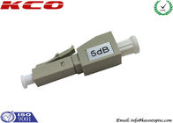 Fixed FTTH LC UPC Fiber Optic Attenuator 5dB Plug Type Male To Female