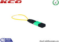 Mono Mode MPO MTP Fiber Optic Loopback Cable / Plug for Cable Testing