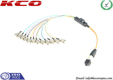 100G MPO to FC Fanout Patch Cable / MTP to FC Patch Cord to 12fibers Active Device Termination