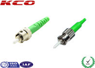 FTTH CATV ST / APC Type Fiber Optic Connector Twist Lock With 2.5 MM Ferrule