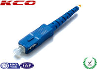 Single Mode Fiber Optic Connectors / Fiber Optic SC Connector Pre Assemly