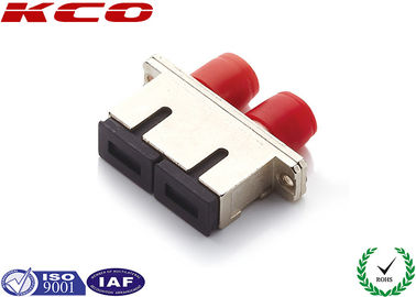 Hybrid Duplex Fiber Optic Adapter SC - FC FC - SC Metal Low Insertion Loss