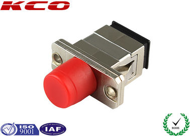 Hybrid Duplex Fiber Optic Adapter SC - FC FC - SC Metal Low Insertion Loss