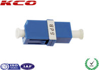 LC / UPC APC Plastic Fiber Optic Attenuator Kits Bulkhead Adapter 1dB - 30dB