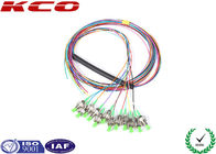 FC APC Mono Mode Fiber Optic Pigtail Cables 0.9mm 1.5m LSZH Cover