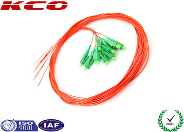 12 fibers LC Pigtail Fiber Optic , Optical Fiber Pigtail Single Mode Local Area Network