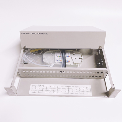 SC LC FC ST E2000 Patch Panel Enclosure 2U 48 Cores Fiber Optic Terminal Box ODF