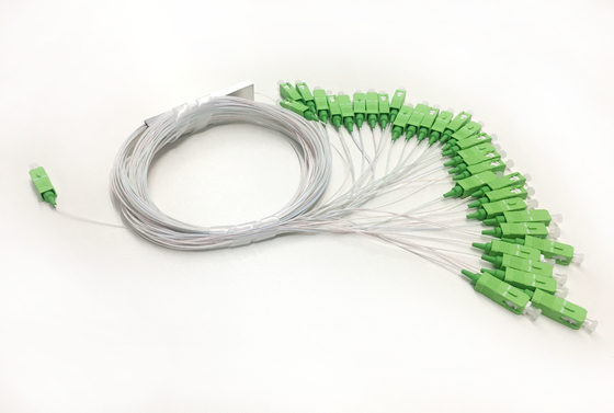 PLC 1x32 1:32 1*32 PLC Optical Splitter Mini Steel Tube SC Connector 0.9mm LSZH