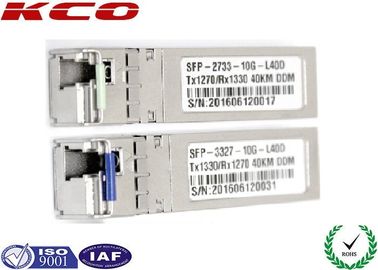 High Performance 40KM 10GB SM Simplex Sfp Transceiver Module With LC Connector