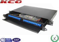 19'' Fiber Optic Terminal Box / Fiber Optic Patch Panel 24 Cores With SC Pigtail