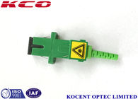 Automatic Dusty Cap Fiber Connector SC/APC Adapters , Fiber Optic Adaptors 0.2dB Telecom Grade