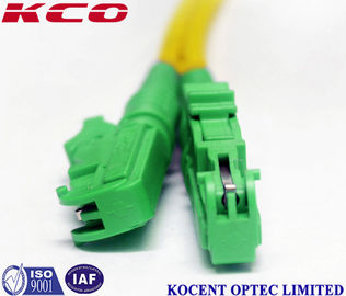 G657A Simplex E2K Fiber Optic Patch Cables Single Mode 3.0mm 10m 20m 30m LZSH PVC