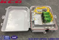 Outdoor Anti UV Fiber Optic Splitter Terminal Box 1/32 With SC/APC FTTH 24 ports