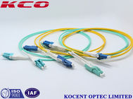 Switchable LC Uniboot OM4 Multimode Optical Fiber Patch Cable 2.0mm 3.0mm PVC LSZH