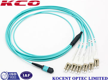 Switchable LC Uniboot MPO Multimode Fiber Optic Patch Cord OM1 OM2 OM3 OM4