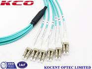 Switchable LC Uniboot MPO Multimode Fiber Optic Patch Cord OM1 OM2 OM3 OM4