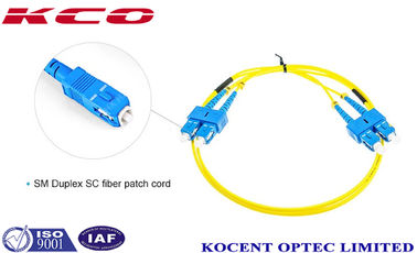 SM Duplex SC/UPC-SC/UPC 2.0mm Fiber Optic Patch Cord PVC LSZH