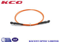 OM1 Orange MT-RJ / UPC PVC LSZH Fibre Optic Patch Cord Diameter 3.0mm