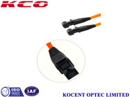 OM1 Orange MT-RJ / UPC PVC LSZH Fibre Optic Patch Cord Diameter 3.0mm