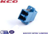 FTTX CATV Optical Fiber Adapter Ceramic (ZrO2) Sleeves Material LC Coupler