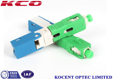 Green 2.0mm 3.0mm FTTX  SC APC field installable fiber optic fast connector