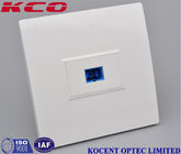 Lightweight Fiber Optic Terminal Box SC / UPC Simplex End User Home Socket Face Plate