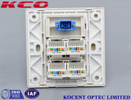 FTTH Fiber Optic Socket SC / UPC Faceplate , Fiber Optic Termination Box 1 Port