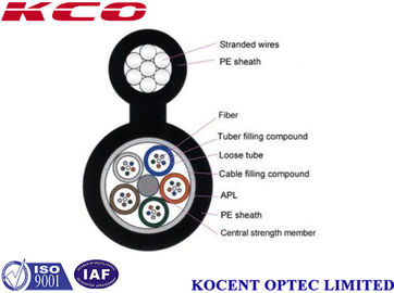 GYXTC8S Armored Self Supporting Outdoor Fiber Optic Cable / Optical Fibre Cable