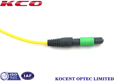 MPO/APC to LC 8 Fiber 12 Core Fan Out Kits Fiber Optics SM G657A 10M 15M 20M PVC LSZH FTTH 100G