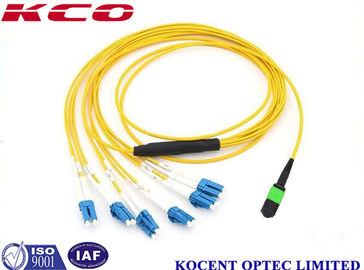 MTP APC to LC / MPO MTP Trunk Patch Cord Jumper Cable 1260~1650nm Wave Length Apply For CATV