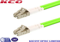 LC-LC Duplex Multimode Fiber Optic Patch Cord 0.35dB Insertion Loss With Different Length