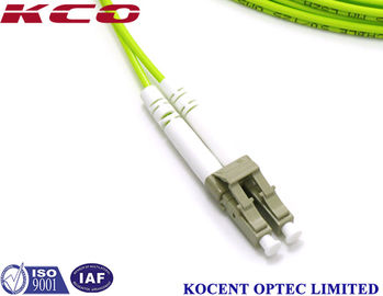 OM5 Multimode Duplex Fiber Optic Cable Lime Green 10m 20m 30M Lenth PVC LSZH