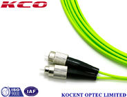 FC-FC OM5 Optical Fiber Patch Cable Jumper Cord 100G Multimode 50/125 Lime Green PVC