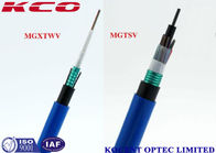 Flame - Retardant Optical Fiber Cable , Water - Resistant Stranded Loose Tube 96 Core